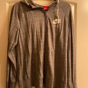Grey Nike Just Do It zip up